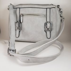 Charming Charlie Silver Crossbody Purse